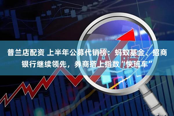 普兰店配资 上半年公募代销榜:蚂蚁基金、招商银行继续领先,券商搭上指数“快班车”