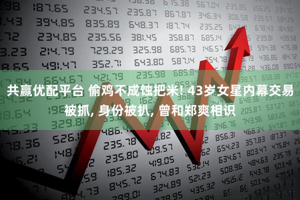 共赢优配平台 偷鸡不成蚀把米! 43岁女星内幕交易被抓, 身份被扒, 曾和郑爽相识